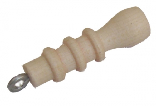 Schlüsselanhänger aus Holz klein einfache Ausführung Form Nr.30